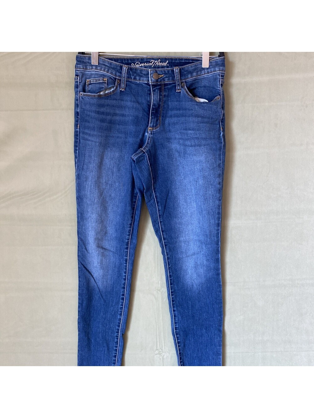 Universal Thread Jeans Womens Size 6/28R Blue Mid Rise Skinny Stretch Denim